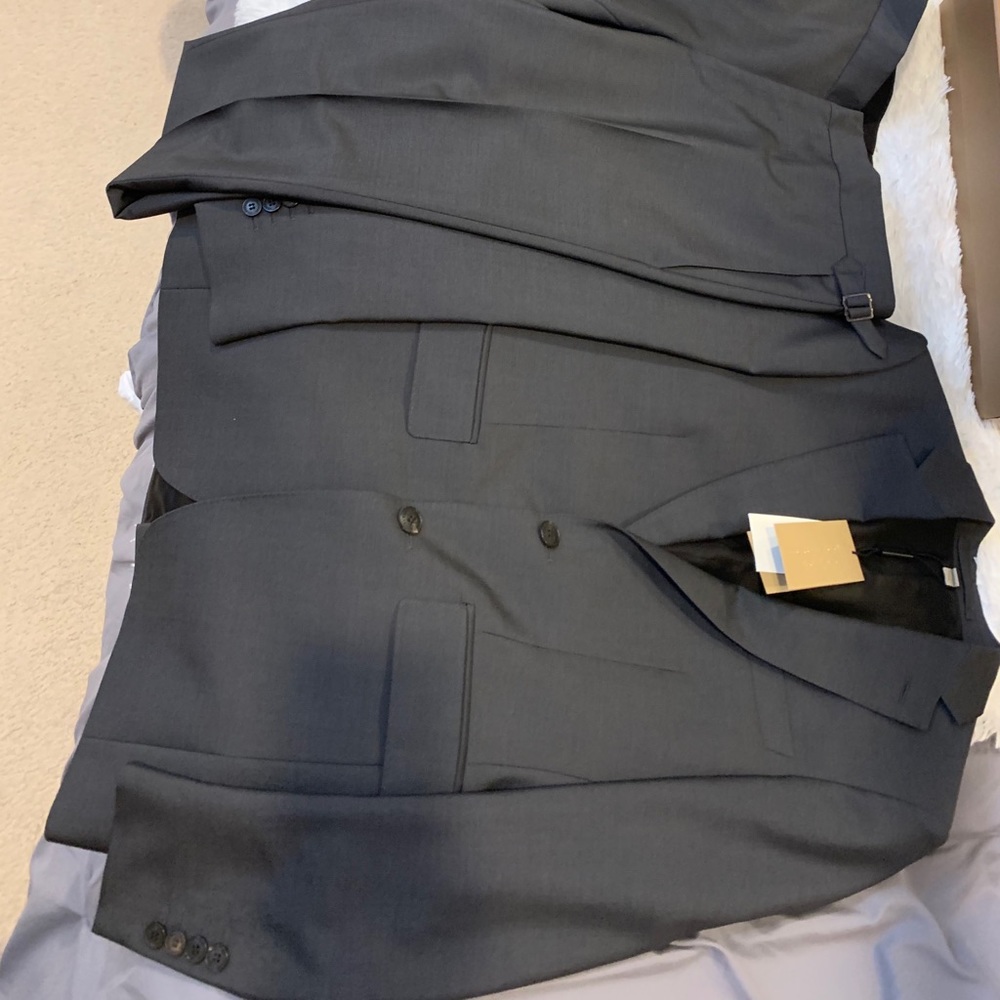 Authentic Charcoal Men’s Burberry Suit